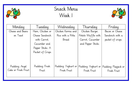 BOS Kids Menu - Week 1