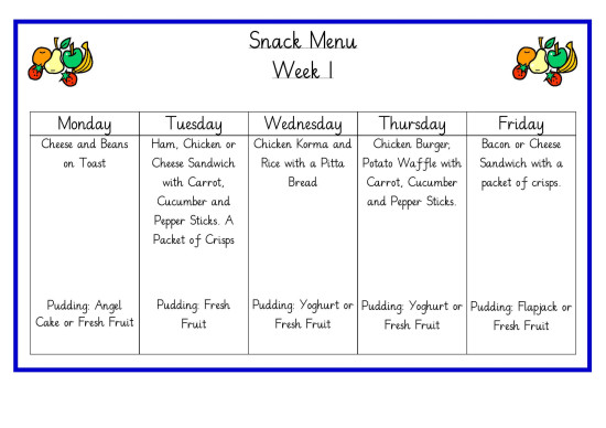 BOS Kids Menu - Week 1