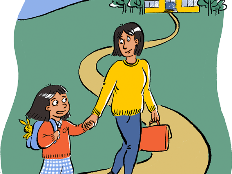 Starting-Reception-on-way-to-school